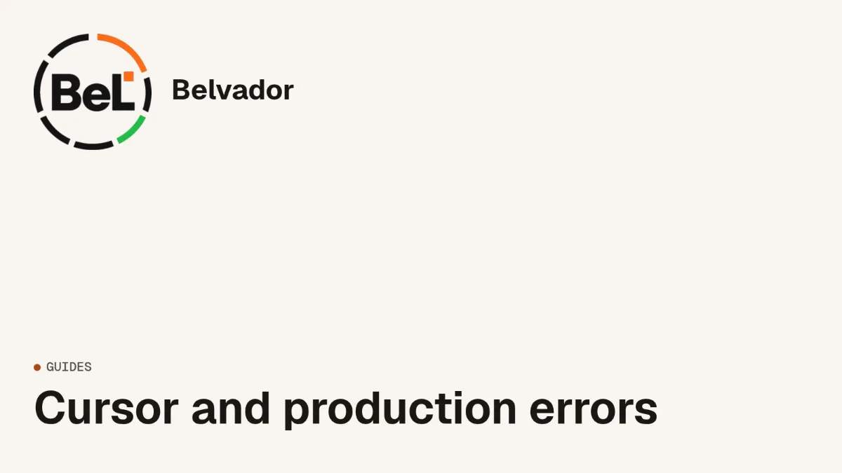 Cursor and production errors: Debug Mode vs what users hit