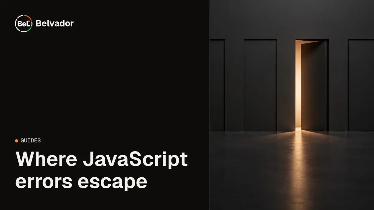 JavaScript error handling for AI-generated apps: where errors escape