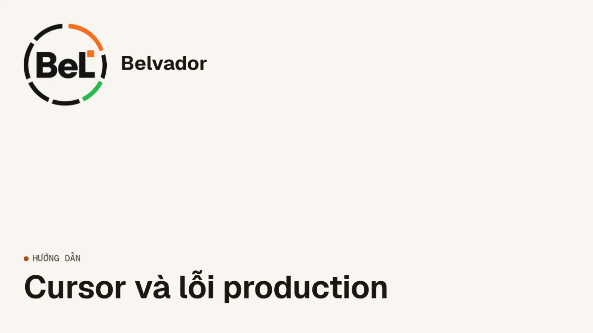 Cursor và lỗi production: Debug Mode so với lỗi người dùng gặp