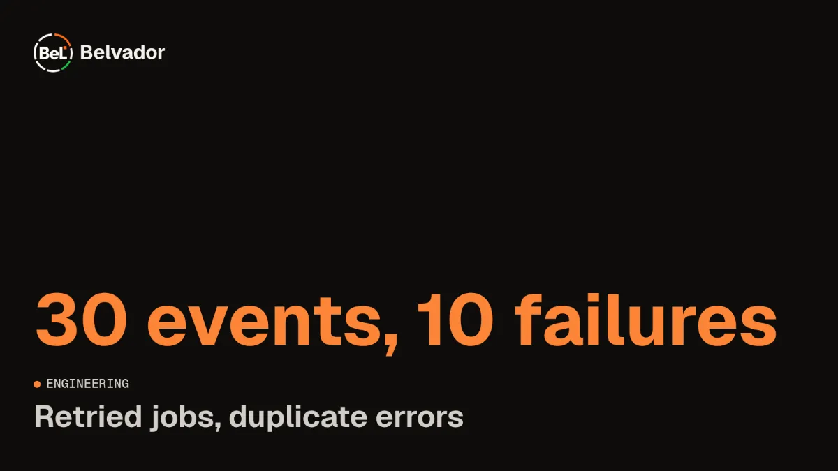 Retried jobs, duplicate errors: what each attempt sends to your tracker